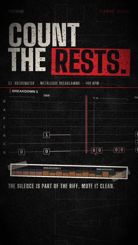 Ad frame: Count the rests, breakdown loop